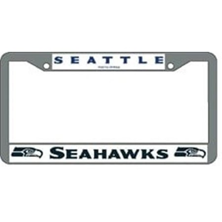 CISCO INDEPENDENT Seattle Seahawks License Plate Frame Chrome 9474626639